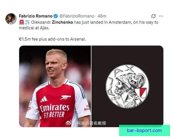 津琴科豪掷三千万英镑加盟阿森纳引发英超新赛季关注